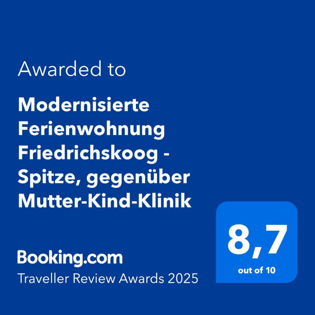 Modernisierte Ferienwohnung Friedrichskoog - Spitze, Gegenueber Mutter-Kind-Klinik מראה חיצוני תמונה